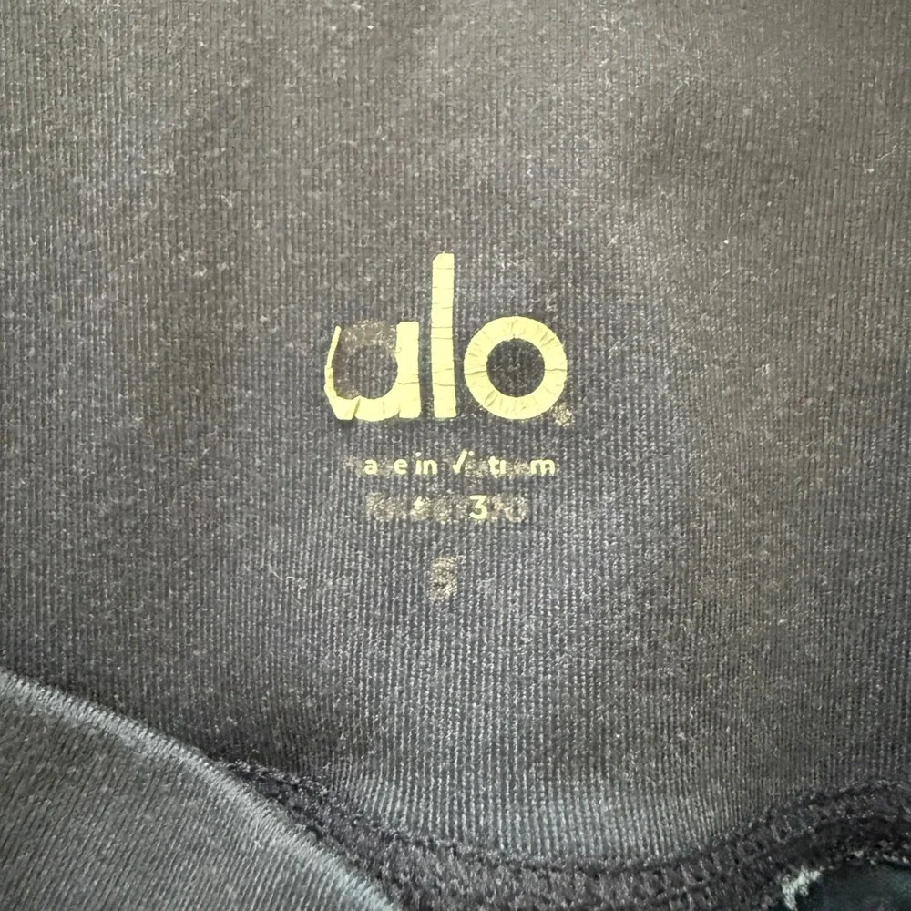 Alo Yoga Navy Blue Crystal Geode Print High Waist Airbrush Leggings Small - Picture 3 of 7